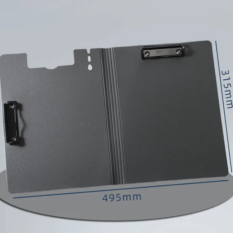 Double Clip Thickened File Folder With Writing Pad Office Multi-Functional PP Material Clipboard Organizers Desk Organizer