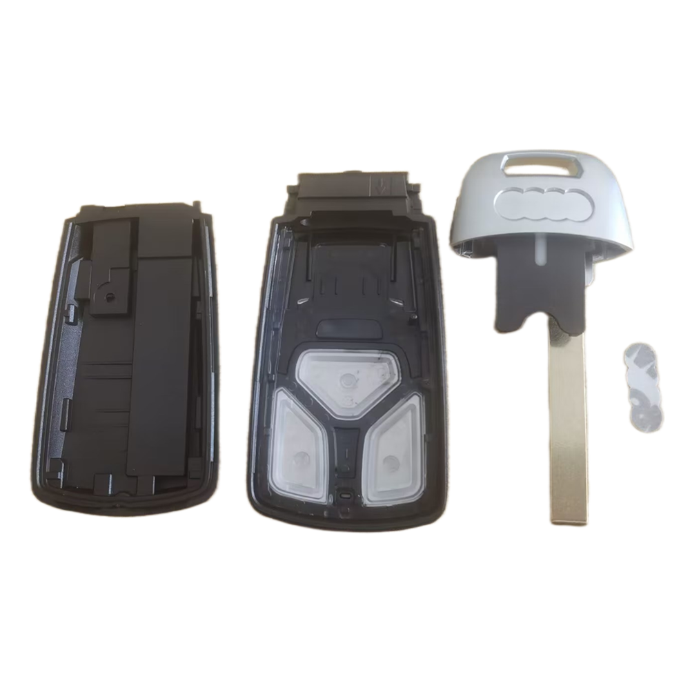 スマートリモート車のキーシェルの交換アウディ A4 A5 A4L S4 S5 Q3 Q5 Q7 TT 2017-2019 自動ケース fob ブレードアクセサリー