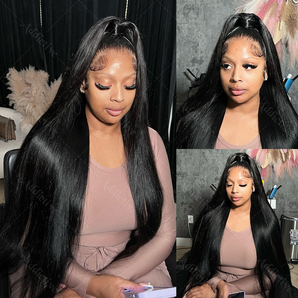 ブラジルのストレートヘアエクステンション,レミー100% ナチュラル,生の髪,30インチ,32インチ,40インチ,3ピース,4ピース,女性用