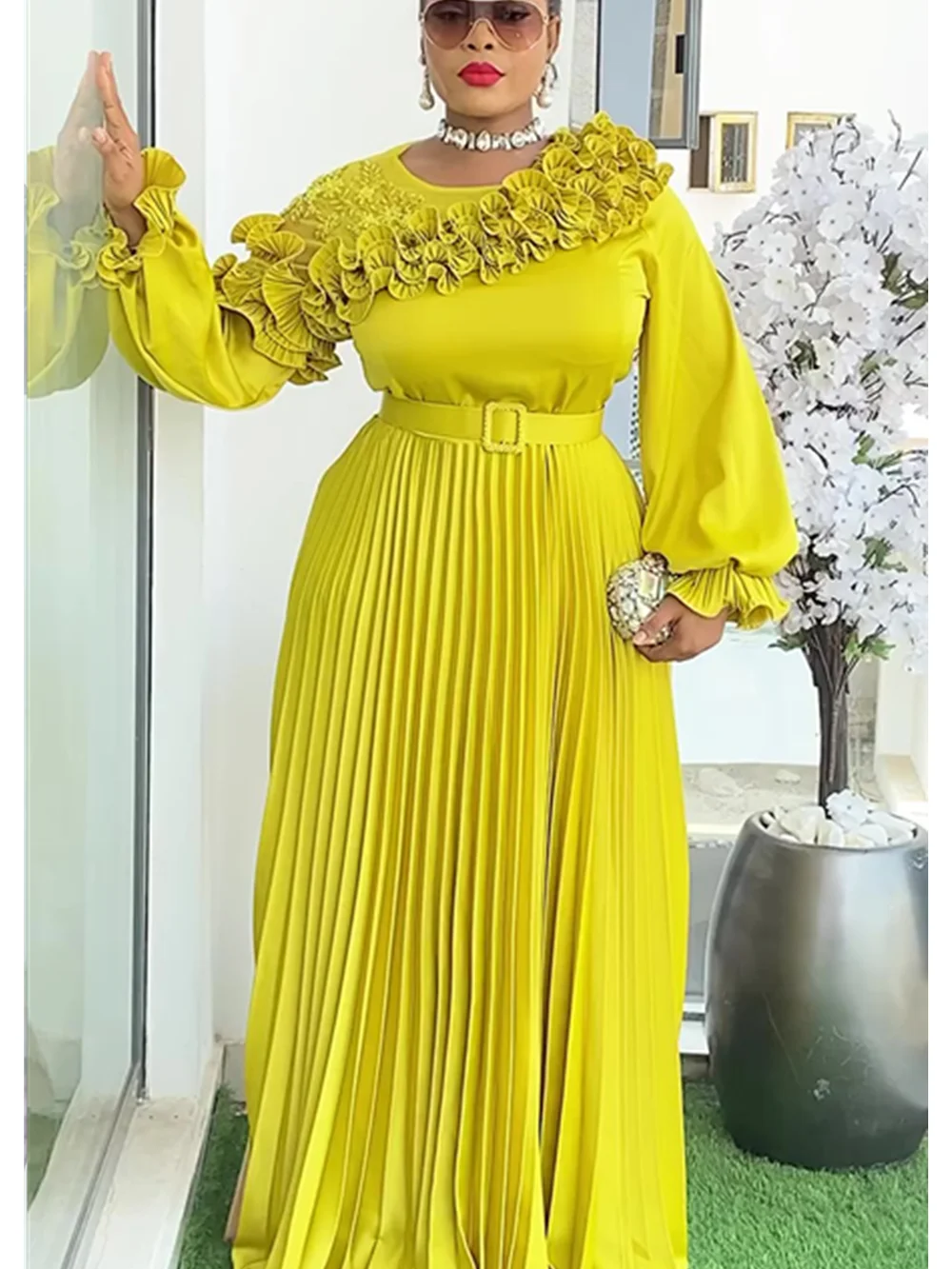 Sukienki wieczorowe plus size dla kobiet afrykańskie luksusowe jednolite suknie eleganckie tureckie suknie ślubne długie sukienki Ankara odzież damska