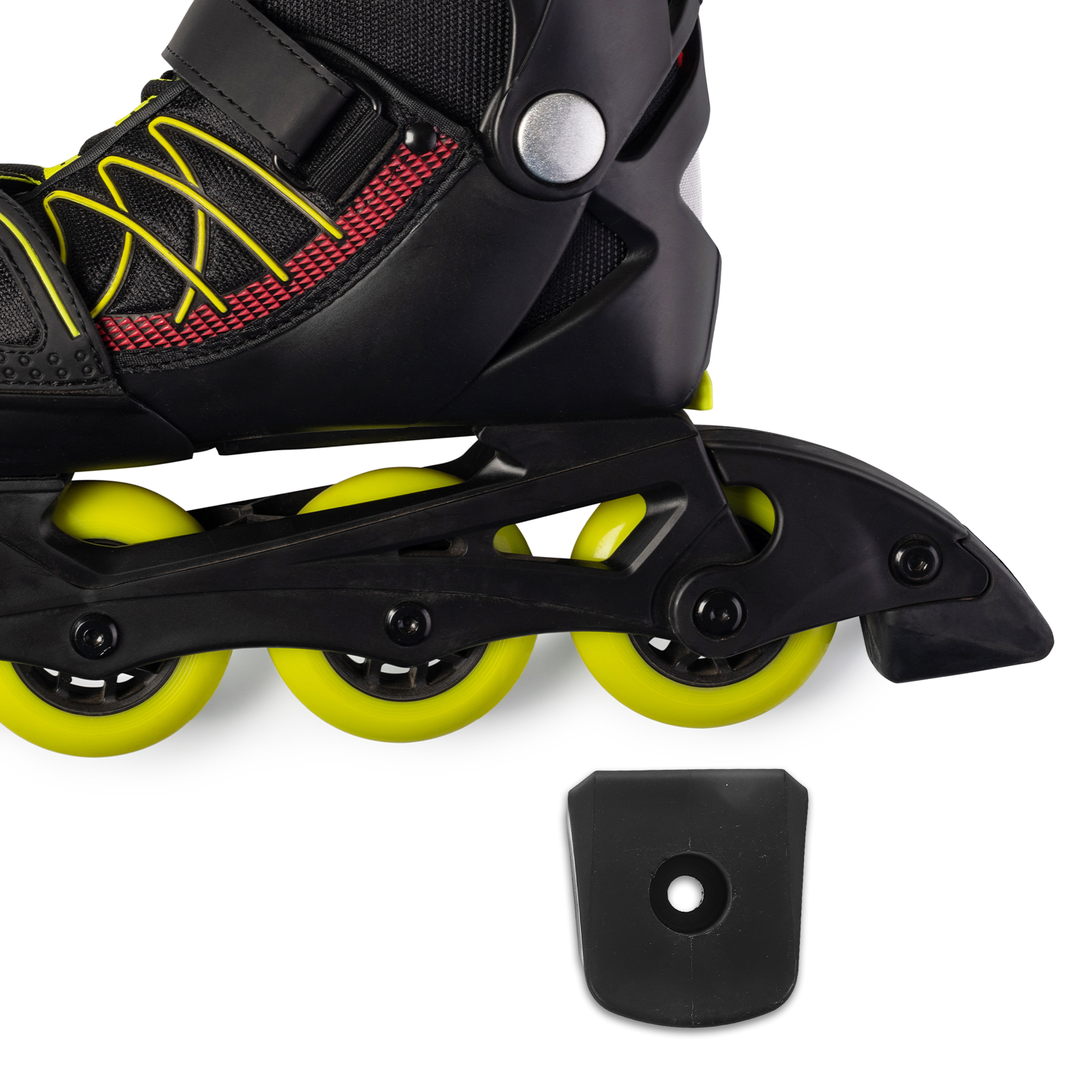 Freios de skate patins inline bloco almofada parte profissional pára rolo suprimentos borracha conveniente prático almofada de freio ferramenta skate