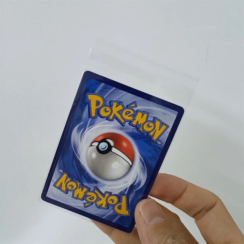 100 ชิ้น 65X90 มิลลิเมตร Clear Trading Card Penny Clear การ์ดสําหรับเบสบอลเกมฟุตบอล MTG การ์ดแขนป้องกัน
