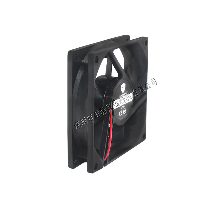 オイルベアリング付き冷蔵庫ファン,コンプレッサーファン,新品,DC 8020, 5v,12v,24v,80x80x20mm, 4800rpm,2ピン付き