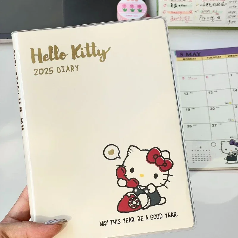 Sanrio kawaii a5 caderno dos desenhos animados olá kitty manual agenda livro japonês estudante plano diário caderno material escolar