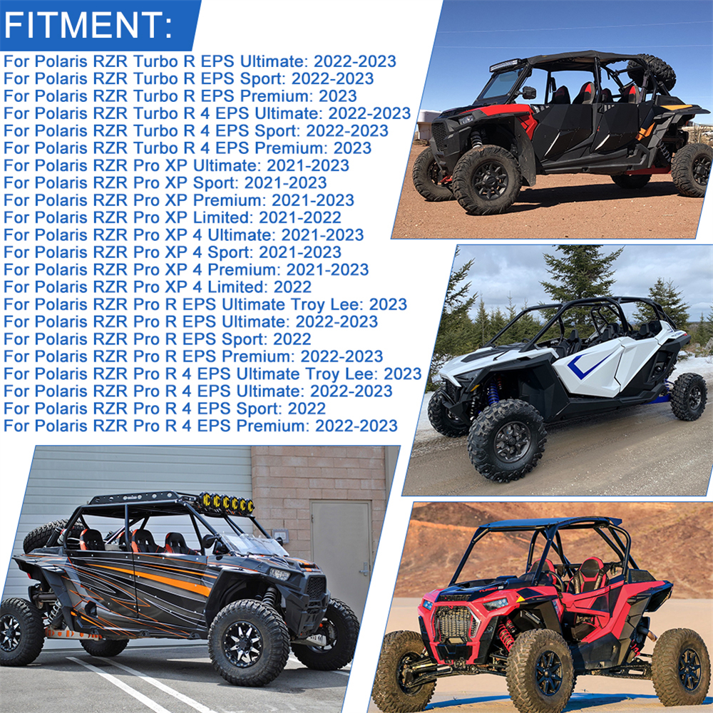 Воздухозаборный фильтр для Polaris RZR PRO XP 4 R 2022 2023 5456087 5456088, внешний левый и правый воздухозаборный экран, воздухозаборный фильтр