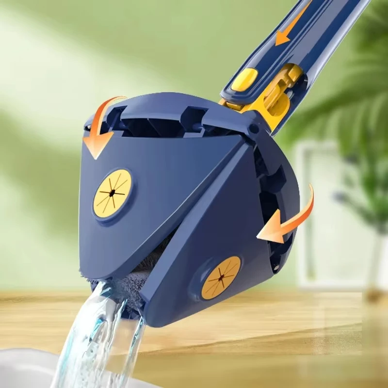 Xiaomi Triangle 360 Cleaning Mop Telescopic Household Ceiling Cleaning Brush Tool Self-draining To Clean Tiles and Walls