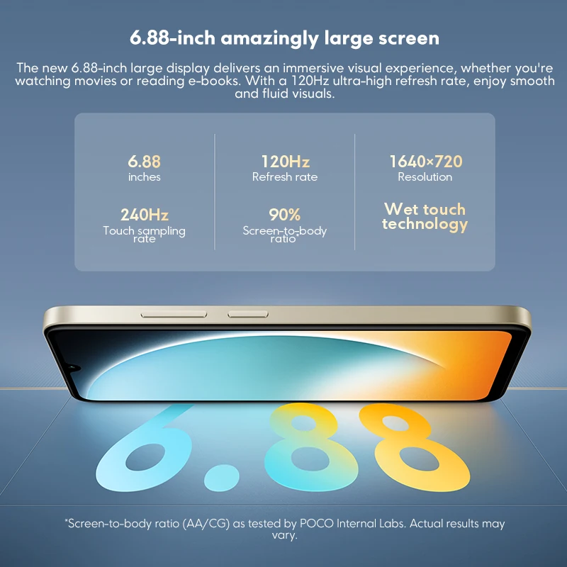 Xiaomi POCO C71 4GB RAM 128GB ROM 6,67 15W 32MP 5200 mAh Batería Versión Global 15W Smartphone