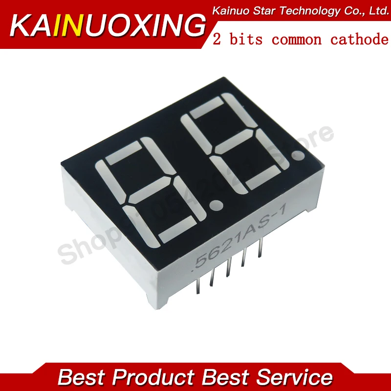 0,56-Zoll-LED-Anzeige 7 Segmente 1 Bit/2 Bit/3 Bit/4 Bit Ziffernröhre Rot Gemeinsame Kathode/Anode Digital 0,56 Zoll LED 7 Segment