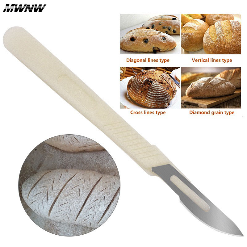 Cortador de pan francés, cuchillas de pan, cuchillo de tallado, Gadgets de cocina, accesorio para hornear, corte de pan estampado, herramientas de pastelería para hornear