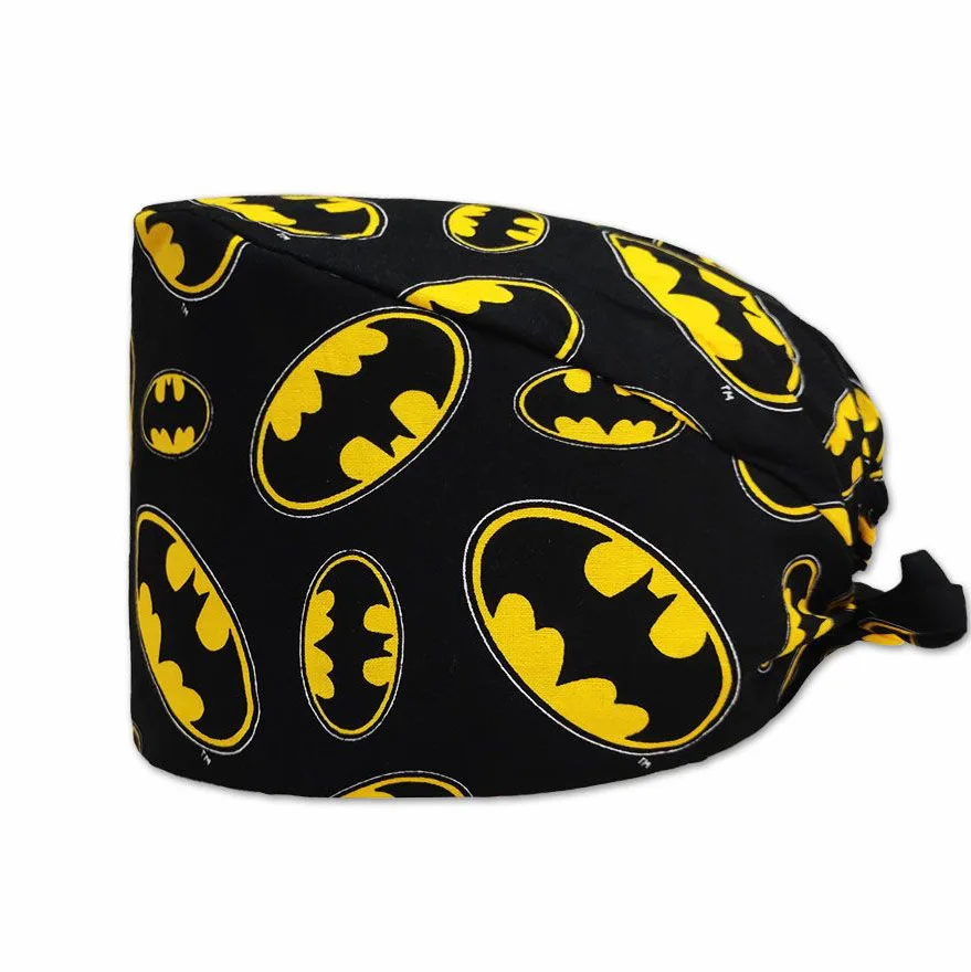 Gorro de enfermera quirúrgica con estampado de dibujos animados, dentista Dental masculino Baotou, quirófano, gorro de enfermera de algodón para mujer