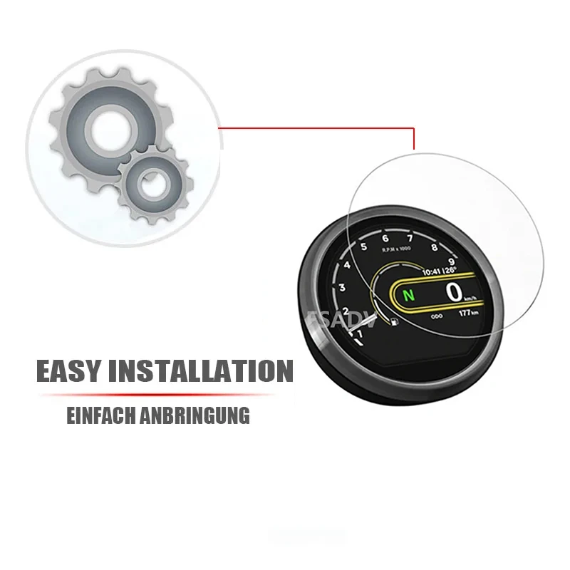 Voor Himalayan 450 Himalayan 450 2024 2025 Snelheidsmeter Guard Cluster Scherm Krasbescherming Dashboard Screen Protector