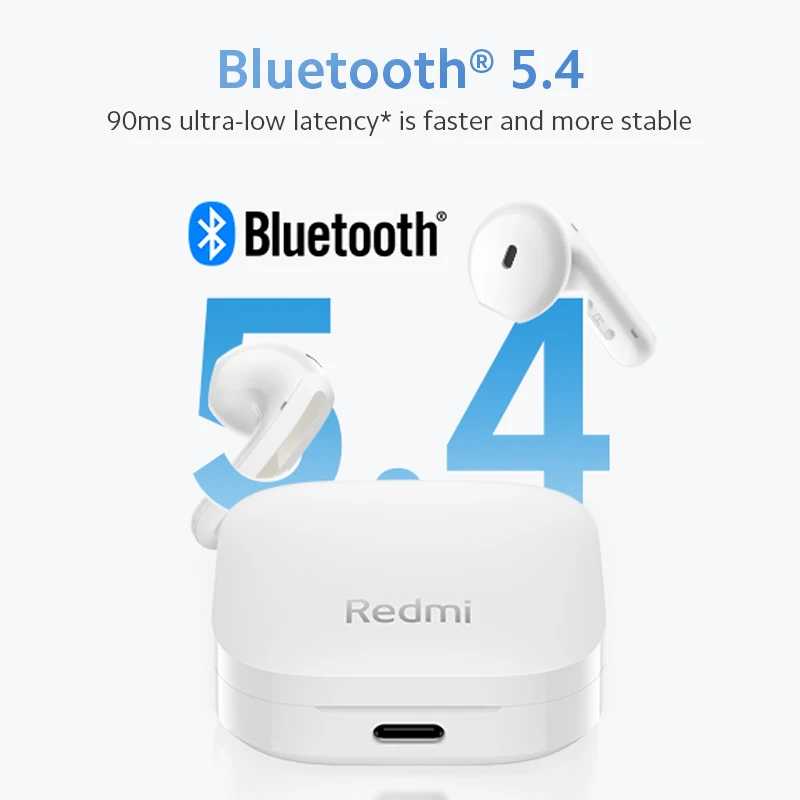 World Premiere Xiaomi Redmi buds 6 active Earphone Clear voice call 30 Hours long battery life Bluetooth 5.4 Type-C headset