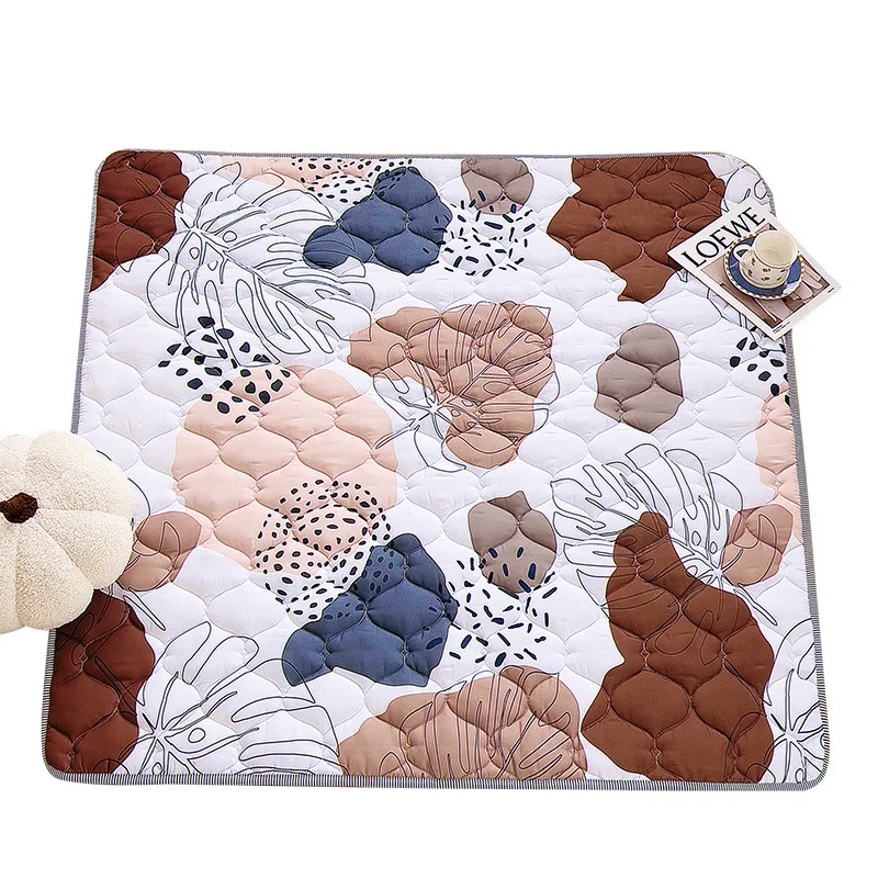 Детские игровые коврики для ползания, 43x43 дюйма, коврик для манежа, утолщенная подушка, подкладка из пенопласта, коврик для игр для малышей, нескользящая