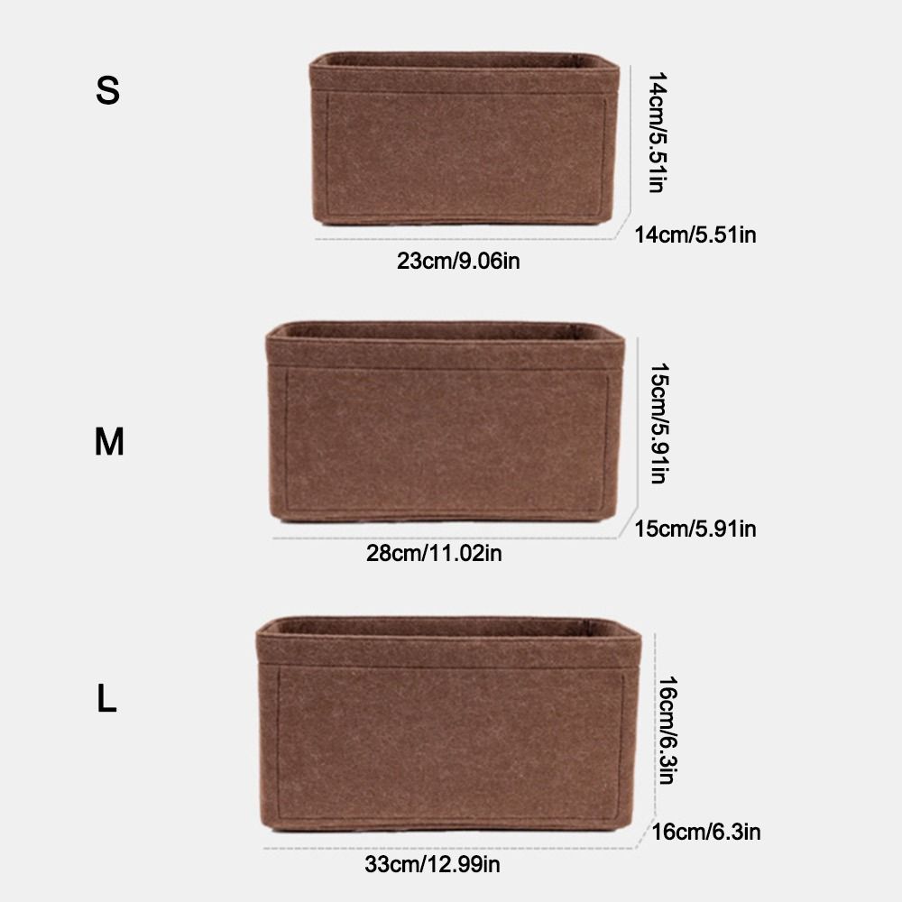 Multi-Pocket-Handtaschen-Organizer für lv speedy25/30/35/Gentleman-Tasche Aufbewahrung tasche mit großer Kapazität Filz Geldbörse Einsatz Handtaschen futter