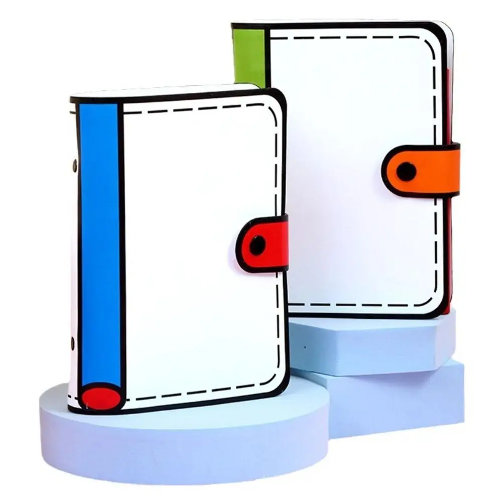 Creative A6 PU Leather Notebook Patchwork 100Sheets Accounting Book Stationery Notepad Loose Leaf Notebook Journal Diary