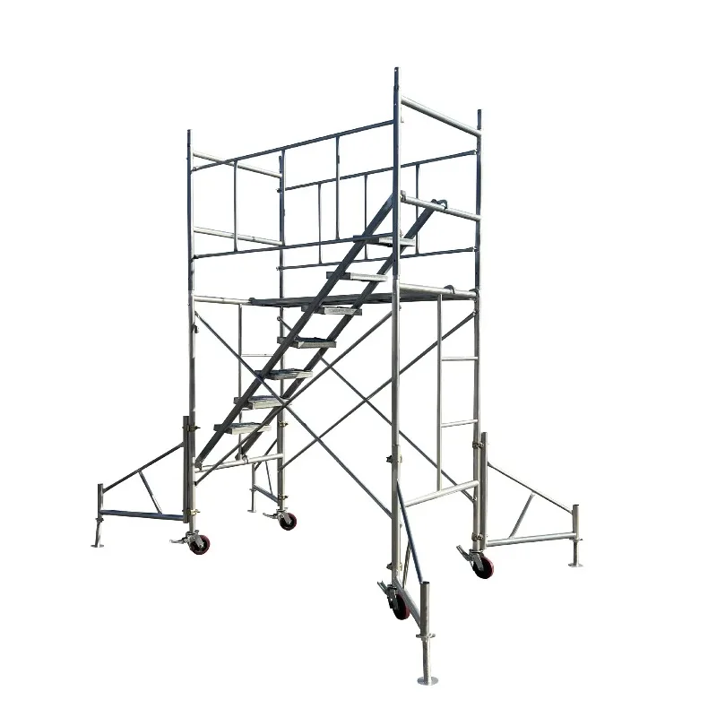 Frame Scaffold Construction Mobile Step Portal Scaffolding Heavy-duty Aluminum Ladder H Frame Scaffolding