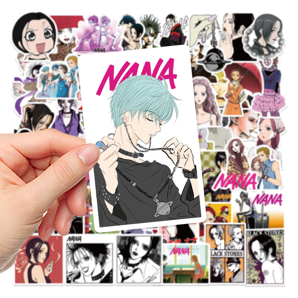 10/30/50 pçs japonês mangá nana desenhos animados adesivos legal anime decalques brinquedo do miúdo diy computador portátil mala carro pvc graffiti adesivo