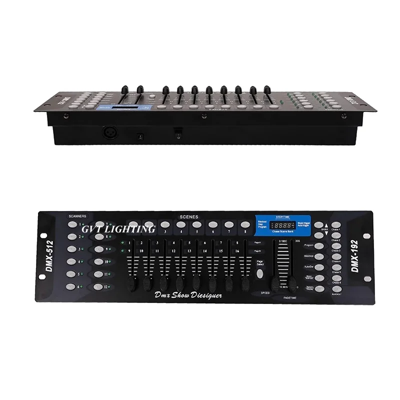 Meistverkaufte neue 192 DMX-Controller-Bühnenlicht 512 DMX-Konsole DJ-Controller-Ausrüstung Schneller kostenloser Versand