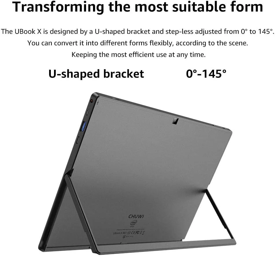 2025 nuevo CHUWI UBook X 12 pulgadas Windows 11 tabletas Intel Celeron N4120 2K IPS LPDDR3 12GB RAM 512GB SSD ROM 2,4G/5G WIFI 8800mAH