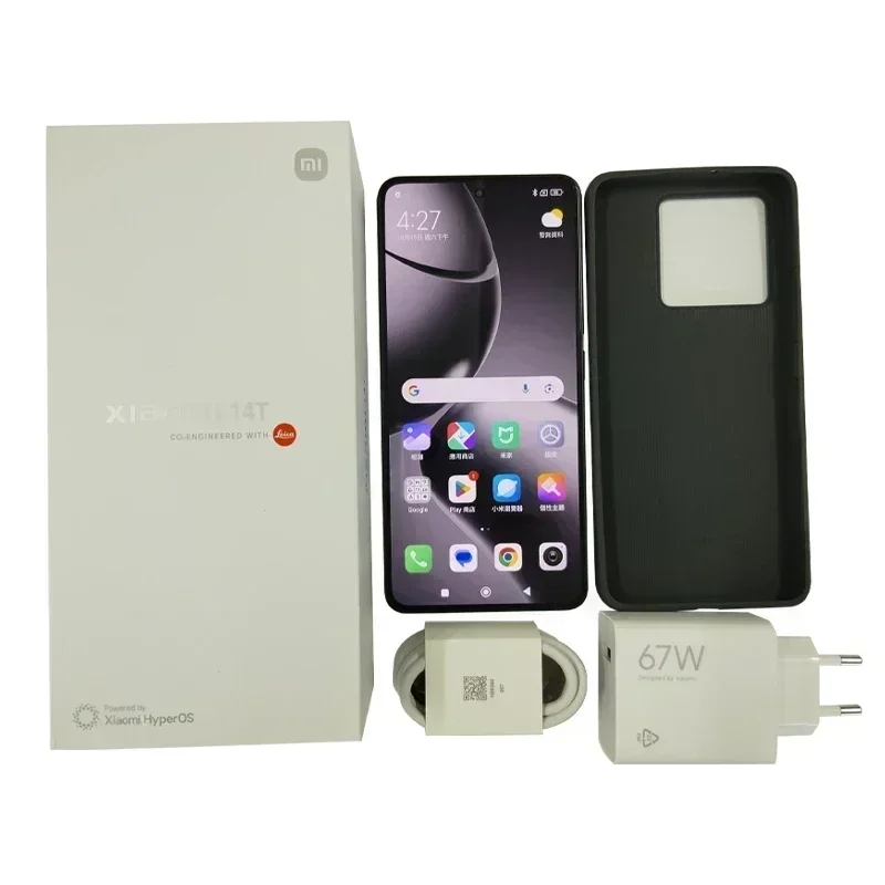 Versión Global Xiaomi 14T 5G Smartphone Dimensity 8300-Ultra 144Hz AMOLED AI Display 67W HyperCharge 50MP Cámara Leica 5000mAh