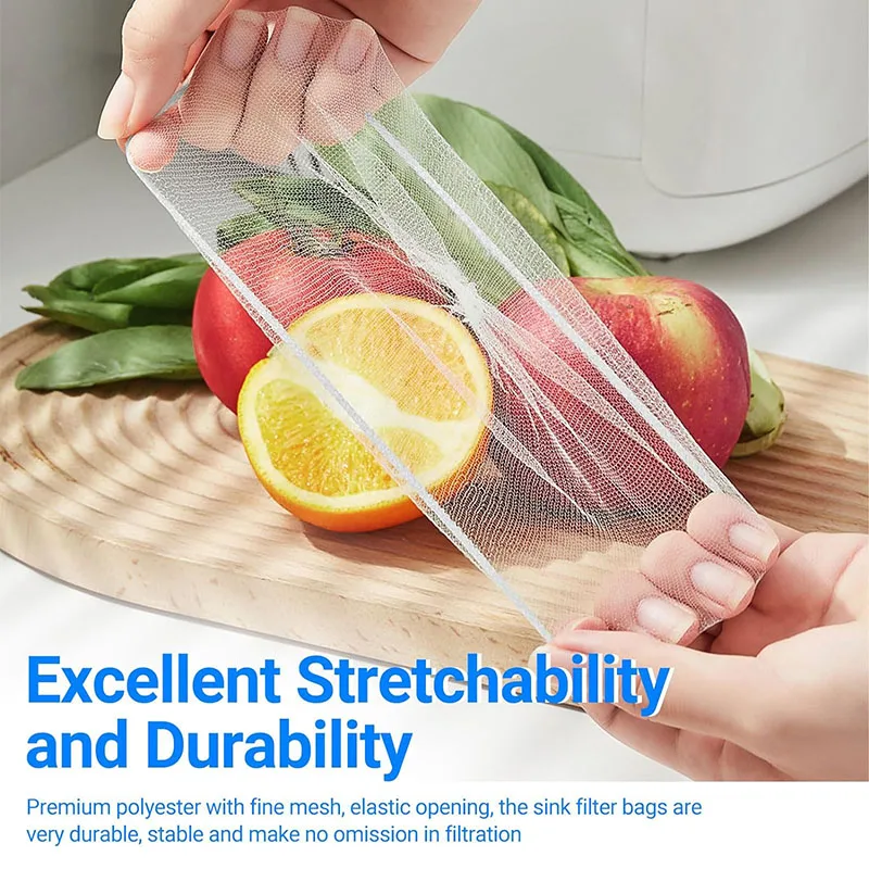 30/1000pcs Disposable Sink Filter Mesh Bags Kitchen Sink Strainer Drain Hole Anti-blocking Garbage Bag Sink Drainage Garbage Net