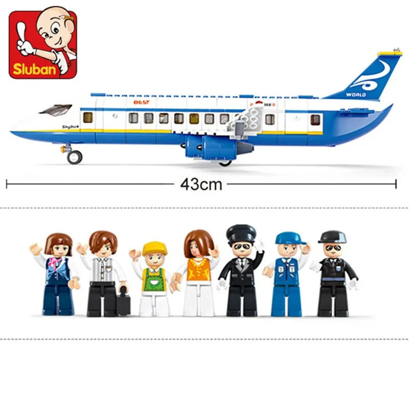 Kreatywne miasto Airbus samolot towarowy samolot klocki samolot ratunkowy model samolotu cegły edukacyjne DIY zabawki dla dzieci chłopcy