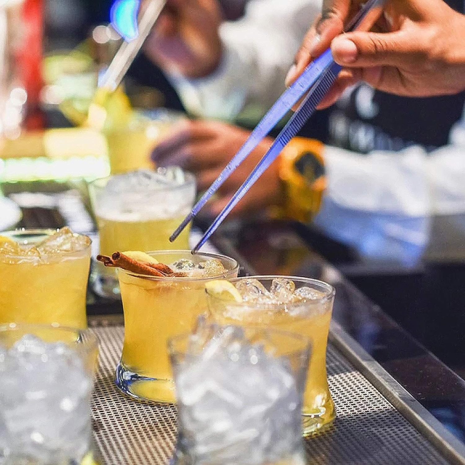 20CM/30CM Home Medical Garden Kitchen BBQ Tool Long Barbecue Food Tong Stainless Steel Straight Tweezer Toothed Tweezer