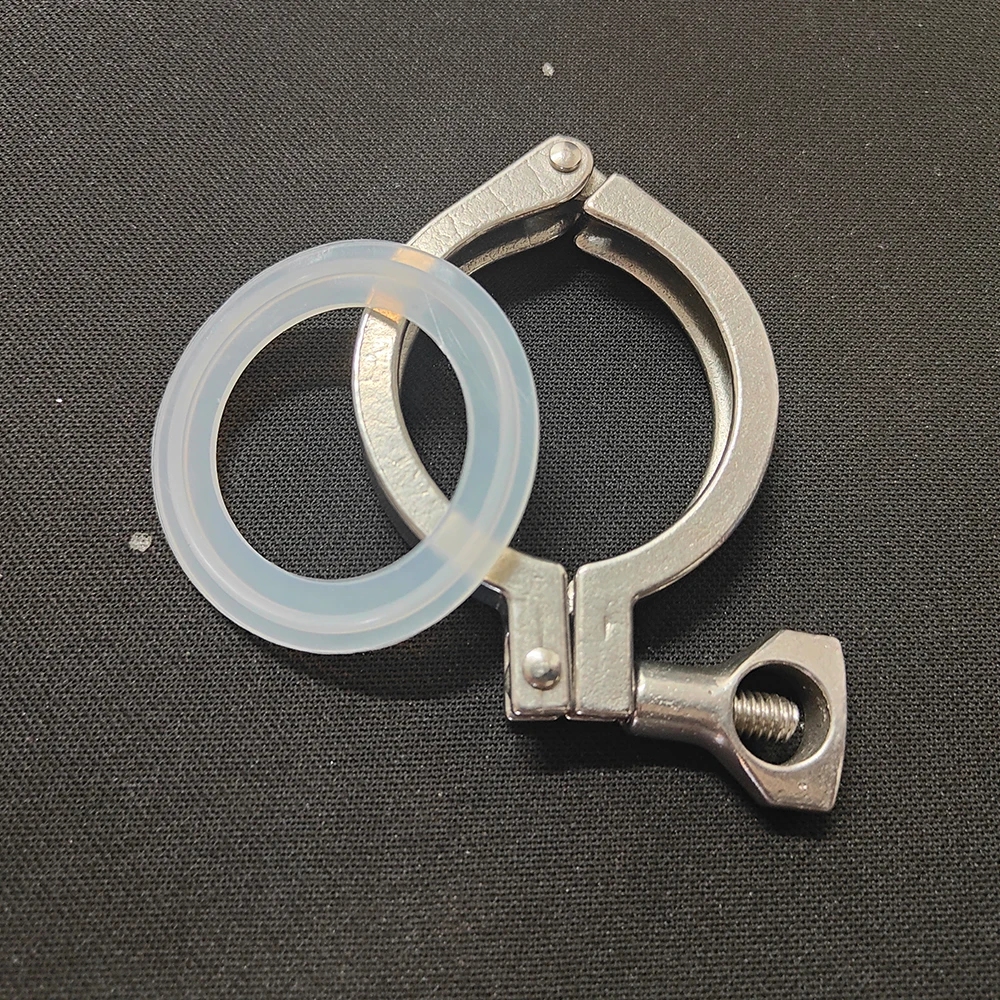 ท่อ CLAMP 1.5 "2" 2.5 "Tri CLAMP 50.5/64mm Ferrule 304 สแตนเลสสตีล Tri Clover สุขาภิบาลสําหรับ Home Brewing