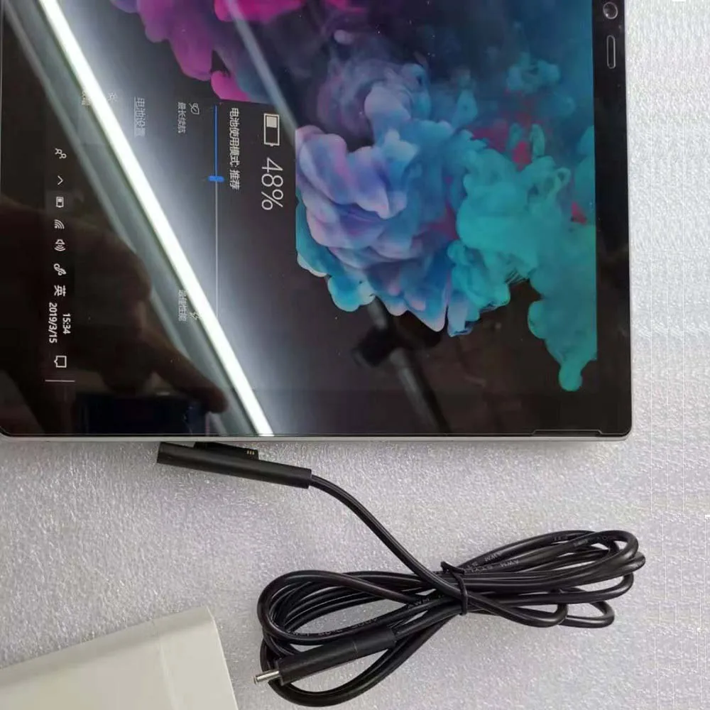 1.8m 15V 3A USB C Type C Oplaadkabel PD Fast Charger Adapter Netsnoer voor Microsoft Surface Pro GO 8 7 6 5 4 Boek