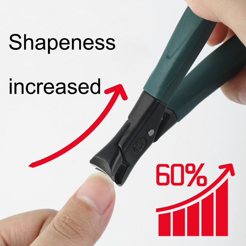 Anti-Splashเล็บClipperสแตนเลสเล็บปลอมเครื่องตัดTrimmer Clipper Hardหนาเล็บปลอมตัดClipperเล็บเครื่องมือ