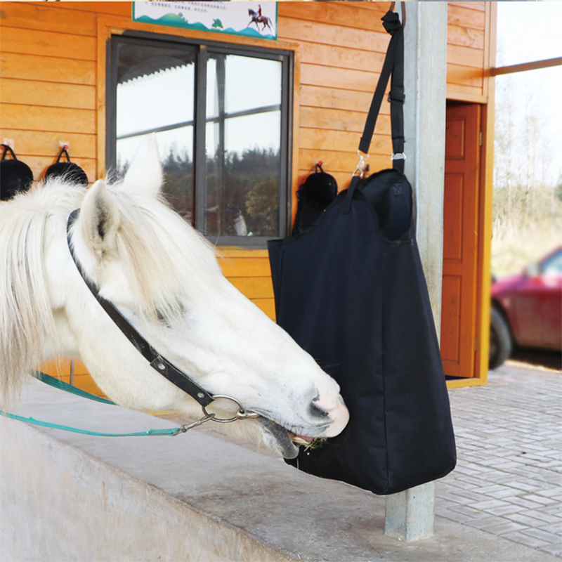 Große Kapazität Heu Lagerung Tasche Outdoor Langsam Fütterung Pferd Heu Tasche Stabile Tragbare Fütterung Lagerung Werkzeug Pferd Pflege Produkte