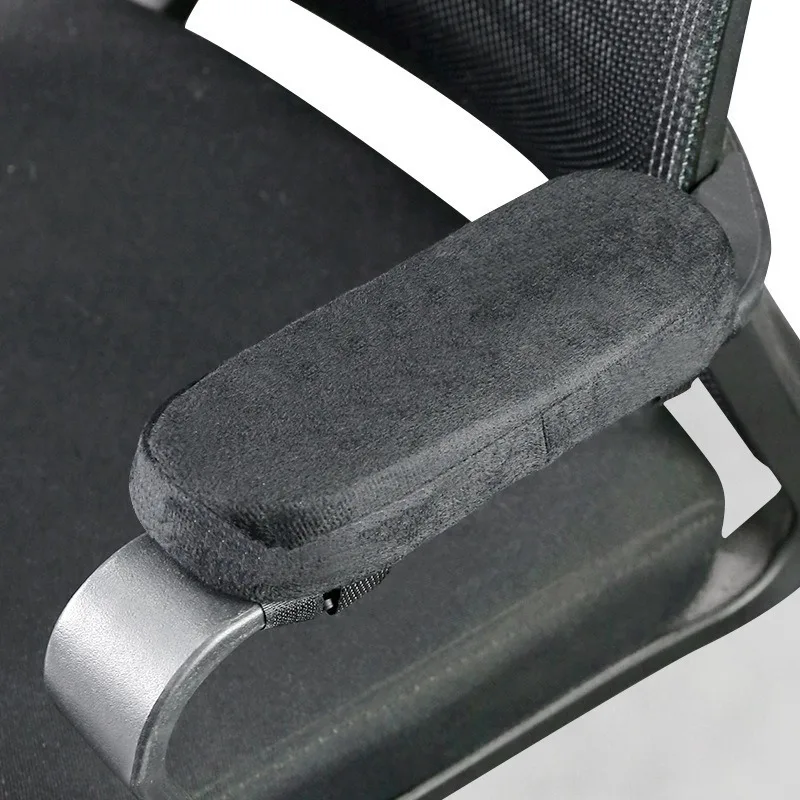 Almohadillas para reposabrazos de espuma viscoelástica para silla de oficina, cojín de soporte para codo para alivio de presión de brazo, fundas de ajuste universal para sillas de escritorio