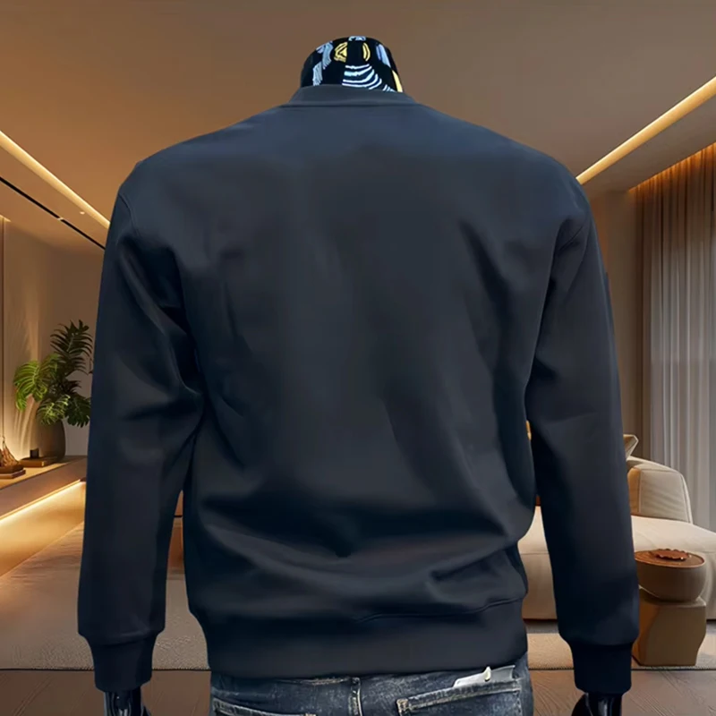 Offres spéciales hommes sweats imprimer col rond haute qualité manches longues décontracté homme populaire haut vêtements de sport pull Jogging quotidien