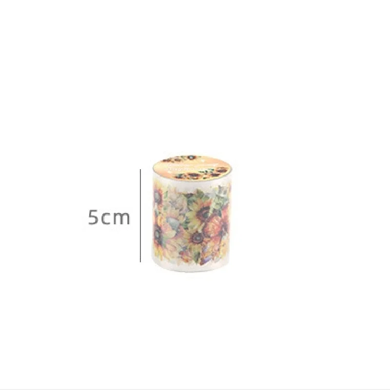 นายกระดาษ 6 สไตล์ 1 ม้วน/แพ็คผีเสื้อธีมดอกไม้เทปสําหรับ DIY คู่มือวารสารเคสโทรศัพท์แก้วแก้วตกแต่ง