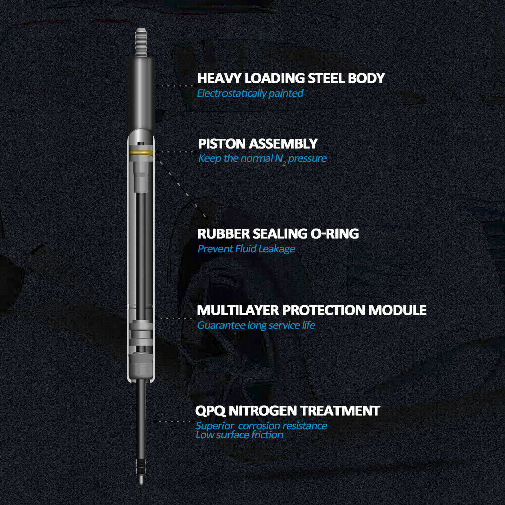 Boxi 2 Pcs Bonnet Lift Penopang untuk Mercedes-Benz C Kelas W203 2000-2007 Bar Gas Springs lift Penyangga