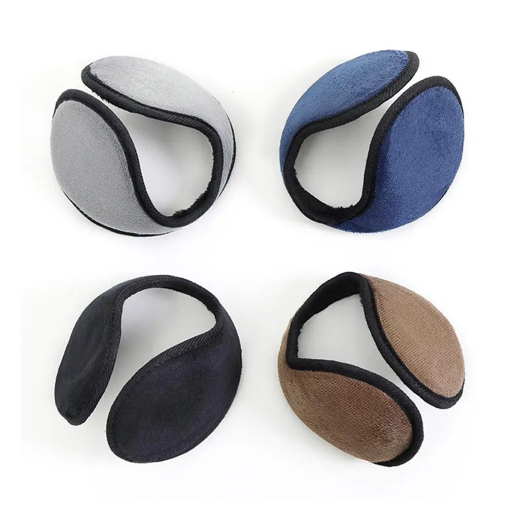 Thicken Winter Unisex Headphones Fleece Warmer Earmuff Warm Plush Cloth Ear Muffs Cover Earwarmers Earlap Warmer Ear Protector