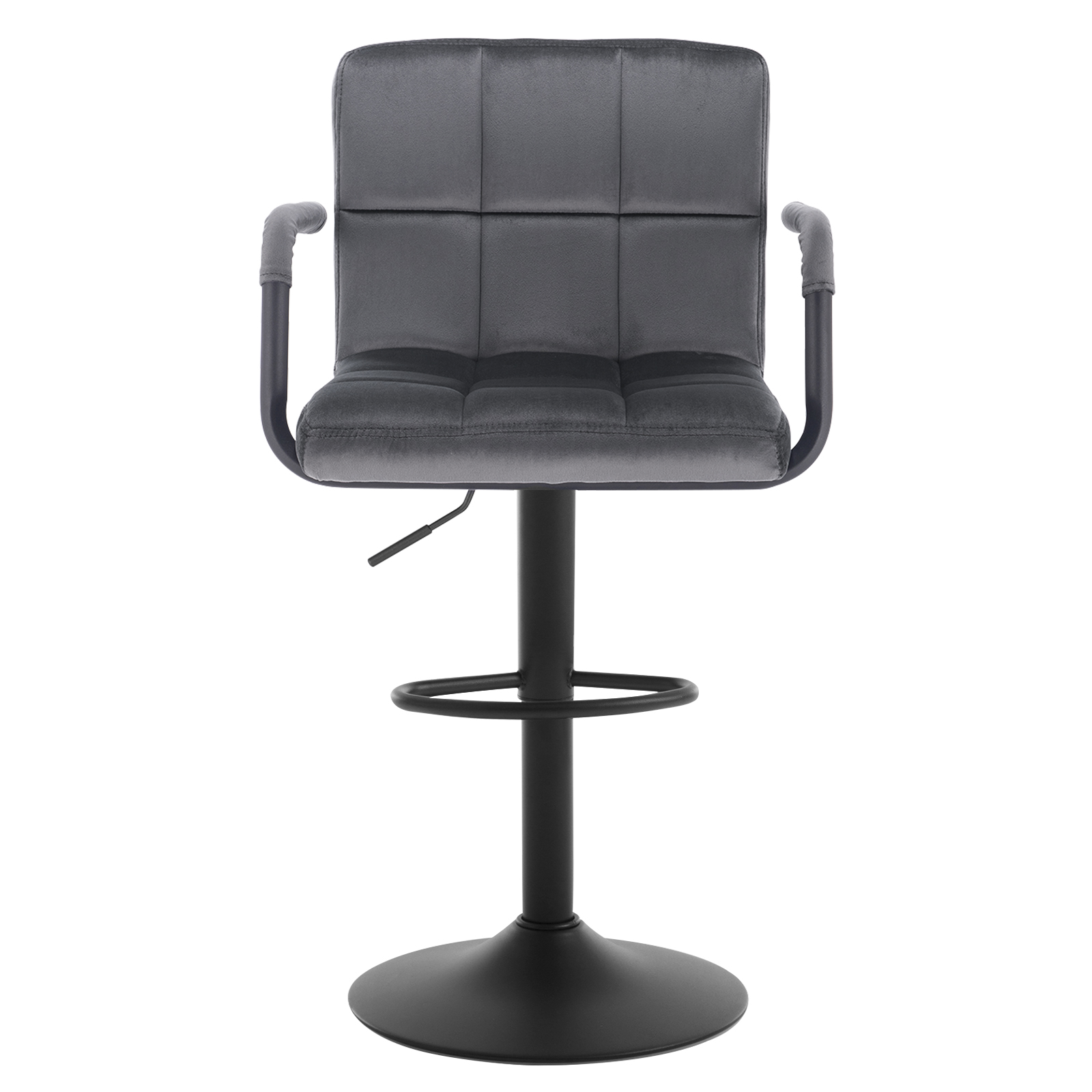 WOLTU 2 Stück/Set Barhocker mit Rückenlehne, höhenverstellbarer Thekenhocker, drehbarer weicher Barstuhl für Bistro Home