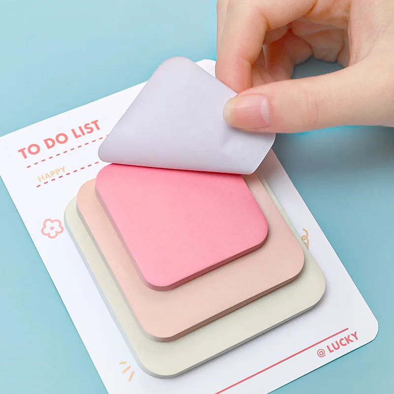 Nota carina, carta per appunti a vento colorata di alto valore, messaggio per studenti N volte, cancelleria per blocco note appiccicosa Kawaii