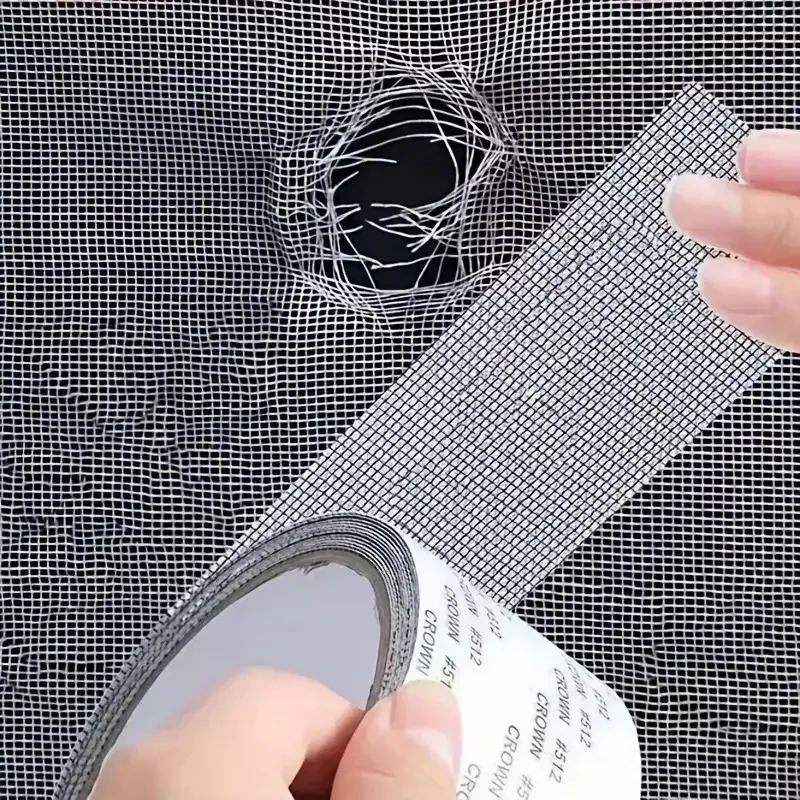 Window Screen Tape Anti-mosquito Screen Repair Subsidy Door Curtain Mosquito Net Hole Patch Repair Self-adhesive Screen Tape