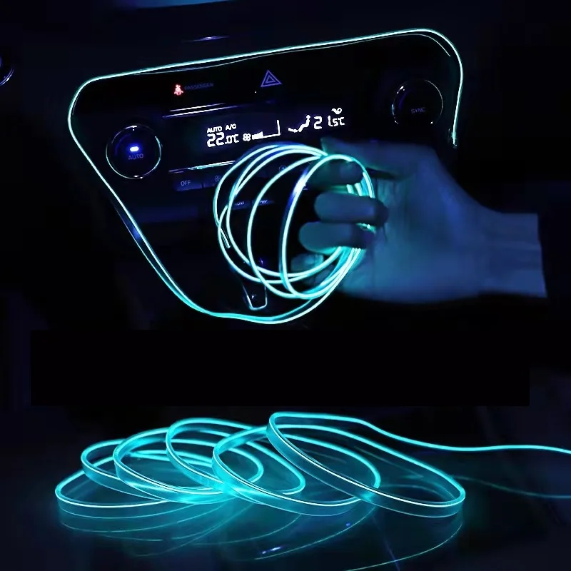 DC 12V Neon EL Wire Power Driver usb Controller for 1-10M LED EL Wire Light Inverter Supply Adapter Flexible Neon Wire Driver