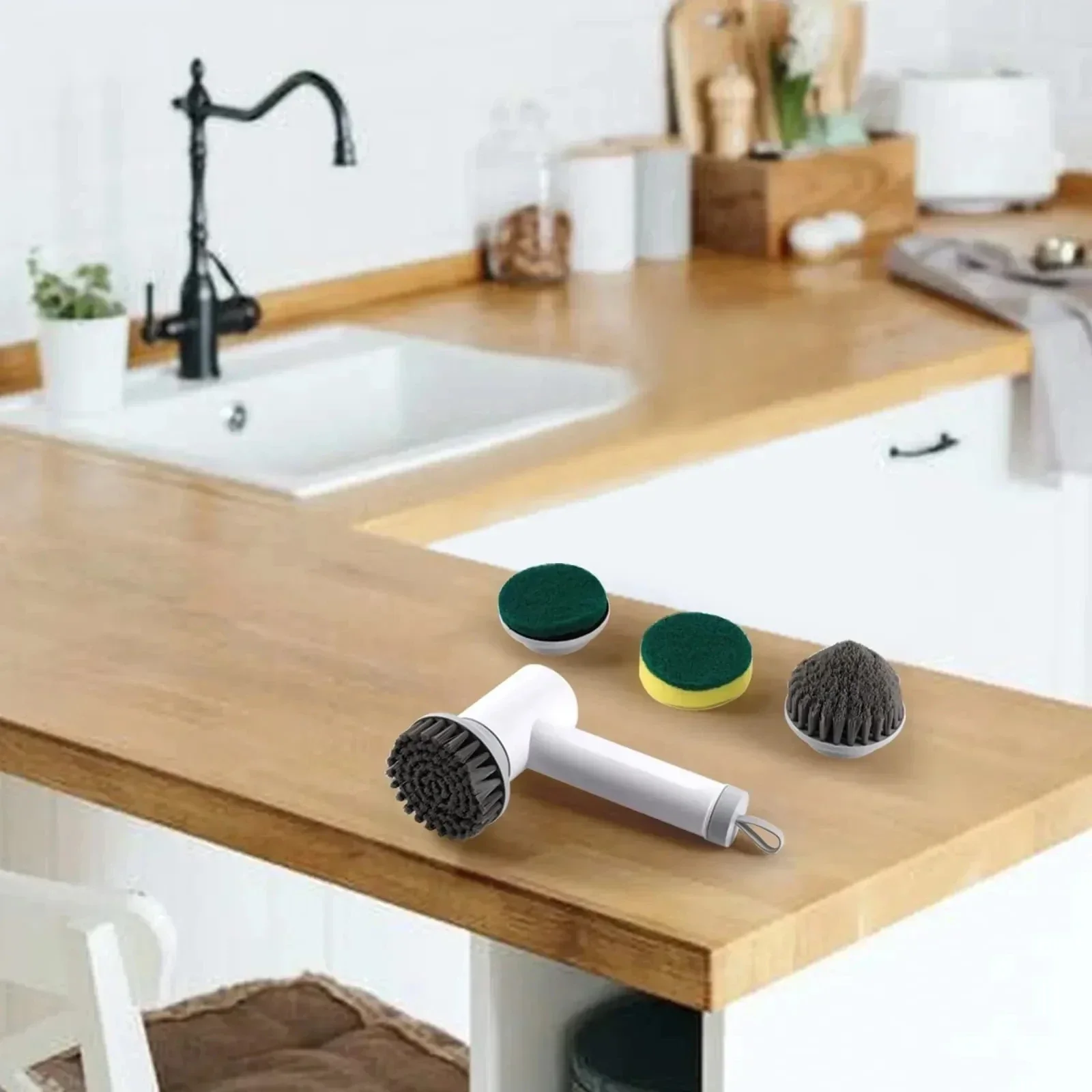 Zai Xiao Wireless Electric Cleaning Brush Housework Kitchen Dishwashing Brush Bathtub Tile Professional Cleaning Brush