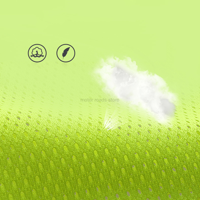 Mesh Safety Vest for Men Reflective Vest Motorcycle Multi Pockets Construction Vest Orange Black Safety Vest