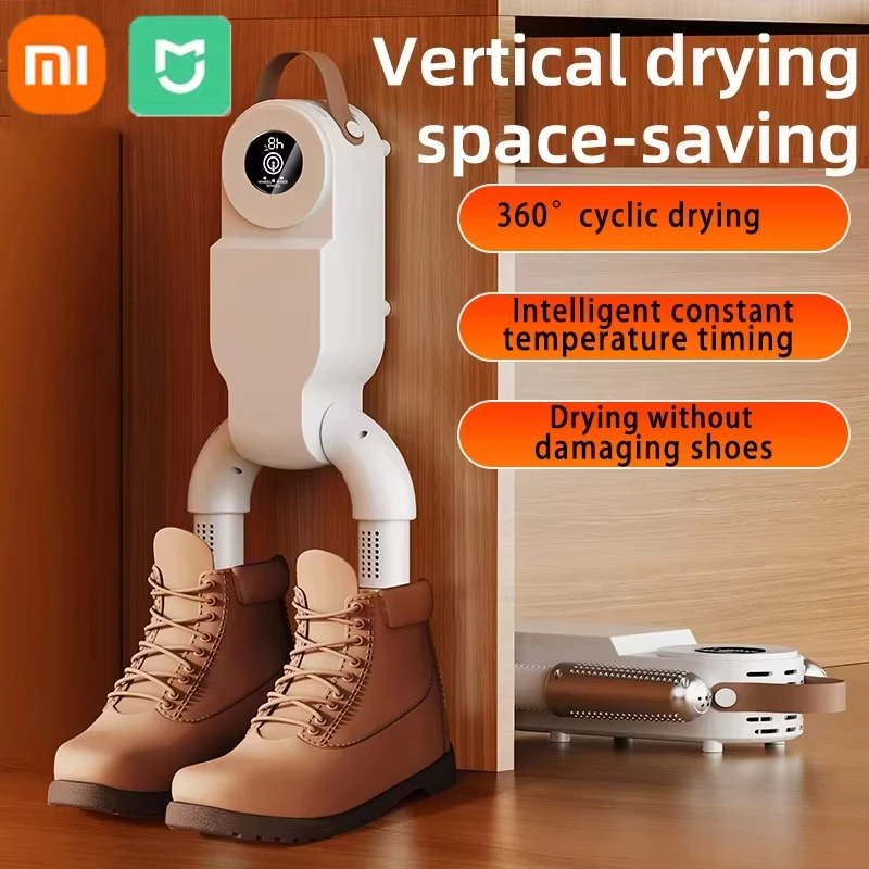 Интеллектуальная сушилка для обуви Xiaomi с обеих сухими и влажными функциями Дезодорирующая и быстрая сушилка для обуви с таймером