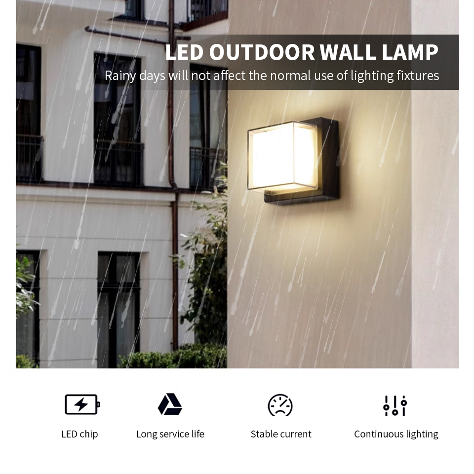 Led Outdoor Wand Licht Wasserdicht IP66 Motion Sensor Led Außen Beleuchtung Veranda Lichter Balkon Garten Lichter Außen Wand Lampe