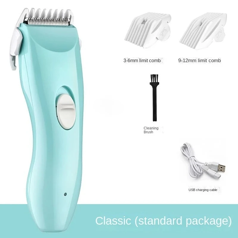 Silencioso máquina de cortar cabelo do bebê crianças máquina de cortar cabelo elétrica silenciosa crianças máquina de corte infantil feminino pet cabelo barbeador