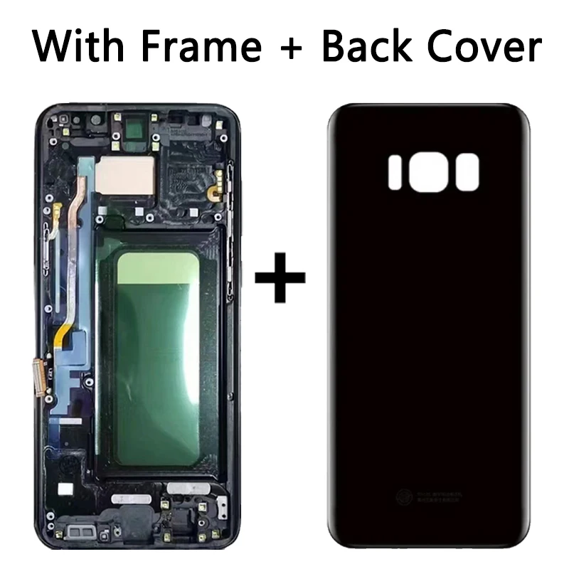 TFT Screen for Samsung S8 Plus G955F Lcd Display Digital Touch Screen with Frame for Samsung S8+ G955 Screen With Frame
