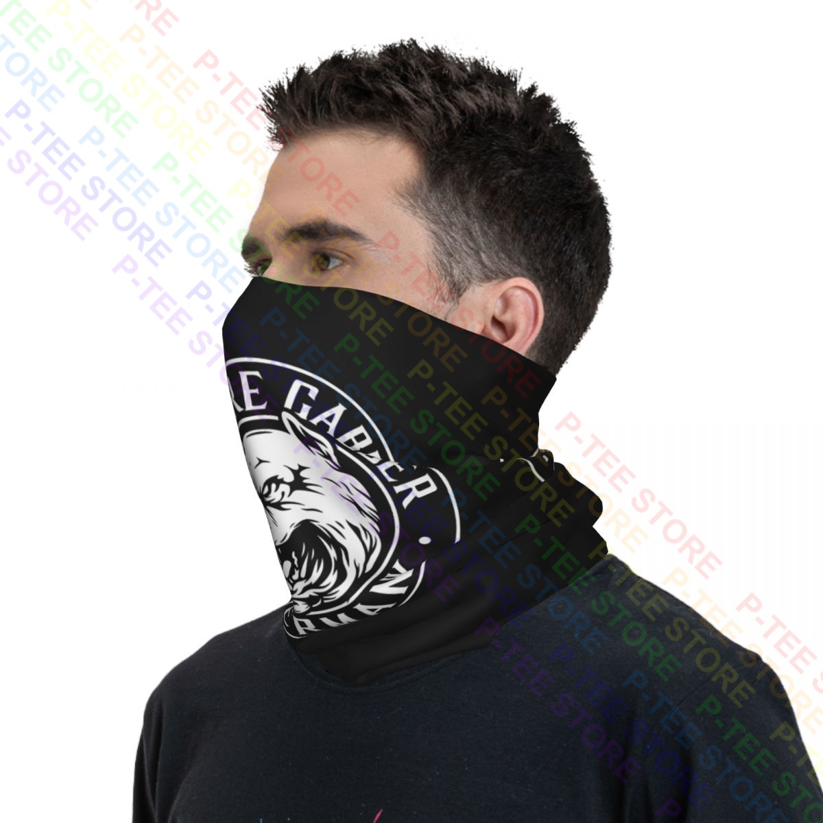 ไม่ยอมใครง่ายๆ Gabber เยอรมนีสุนัข Uptempo Terror Hardstyle Frenchcore Neu คอ Gaiter ผ้าพันคอผ้าพันคอผ้าพันคอหน้ากากปิดหน้าคออุ่น