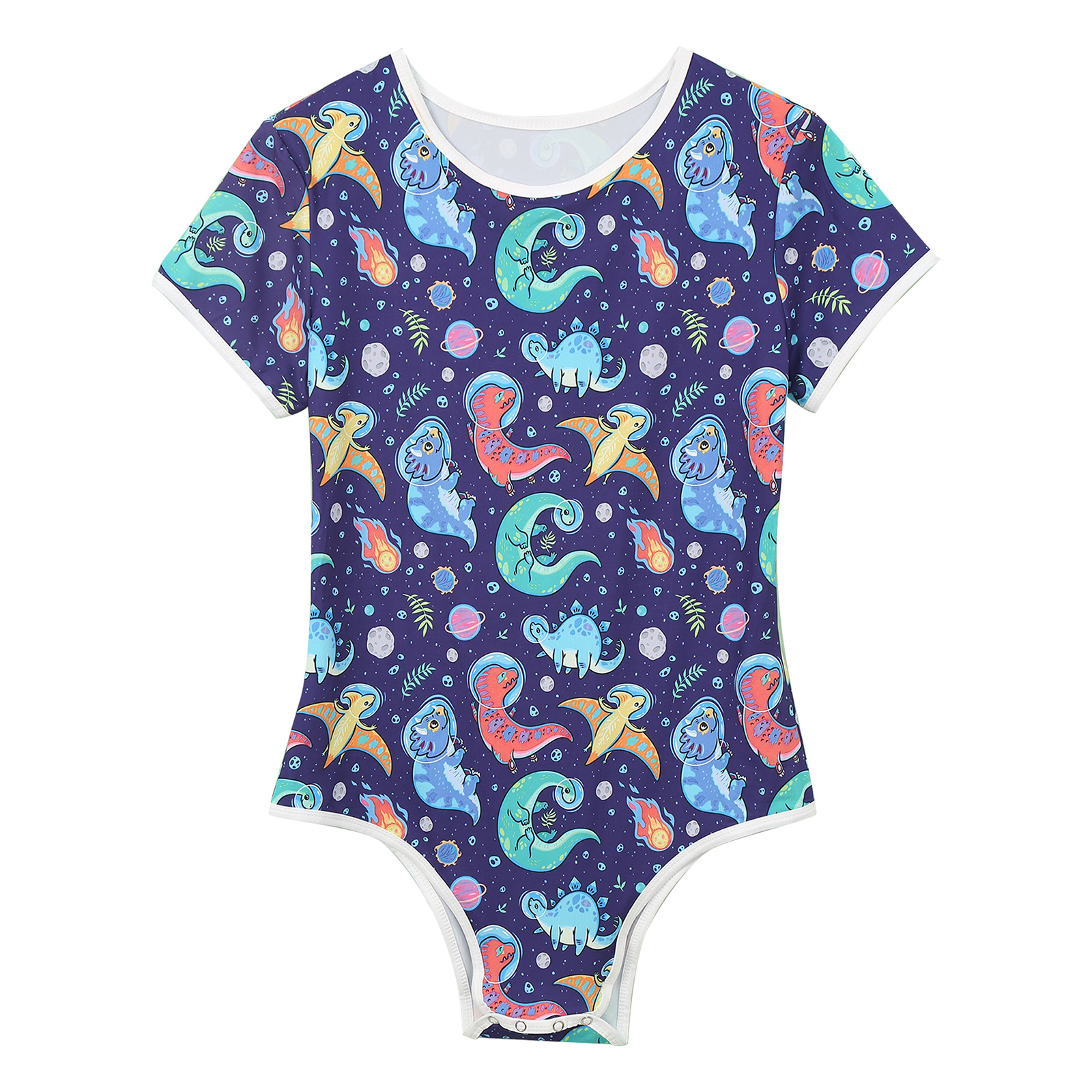 Mameluco de una pieza para hombre, pijama, mono, leotardo, bonito estampado, pañal, peleles de peluche, ropa de dormir, Tops, pijama, mameluco, traje de baño