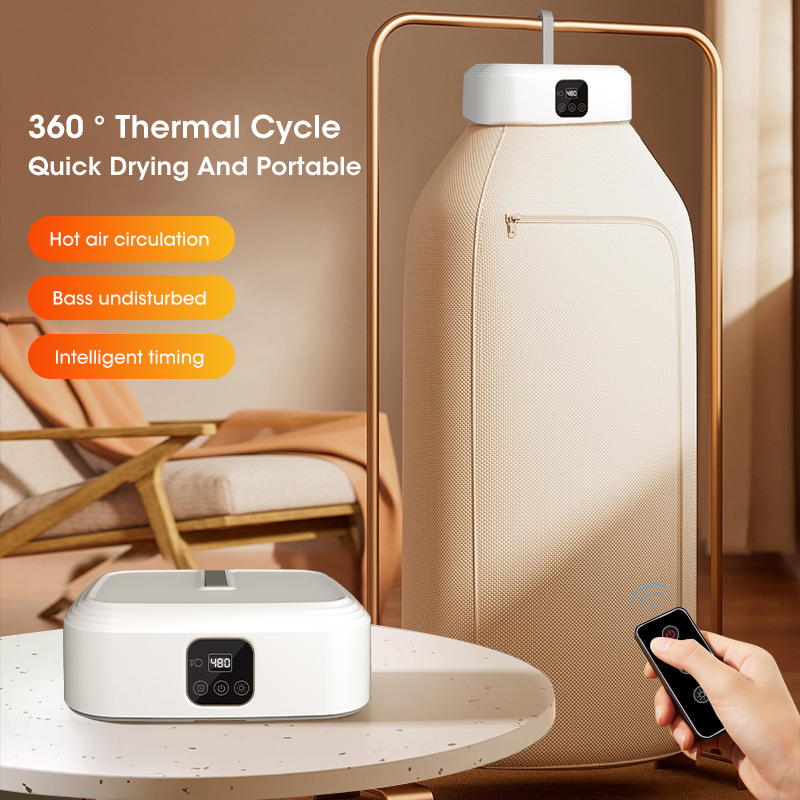 Smart Electric Dryer Portable Foldable Dryer Home Multifunctional Timed Fast Heating Clothes Drying Silent and Low-energy