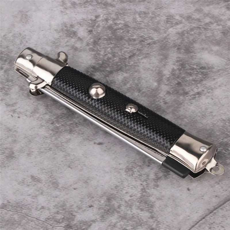 Folding Comb Spring Comb American Oil Head Comb Portable Travel Large Back Head Butterfly Pocket Automatic Jump Comb